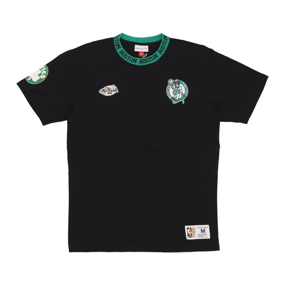 Mitchell & Ness Boston Celtics Vintage Logo Tee Black Heren