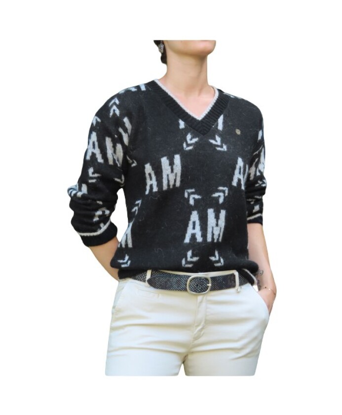 pull-unique-en-mohair-melange-a-col-en-v