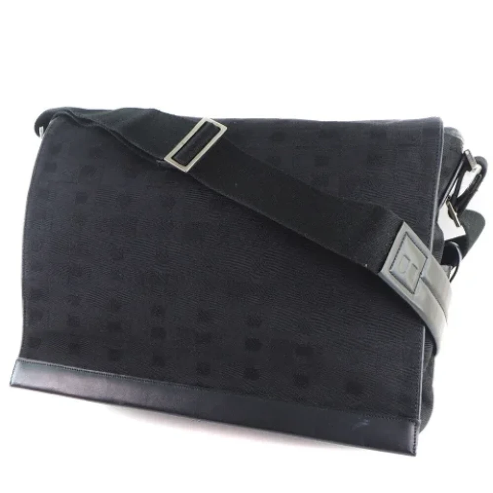 Bally Pre-owned Fabric shoulder-bags Black Dames