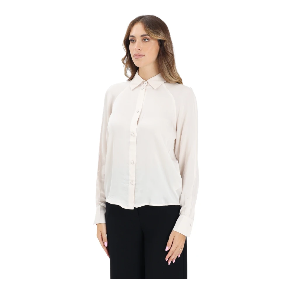 Armani Exchange Damen Weiß Blusen & Hemden, Lgröße: