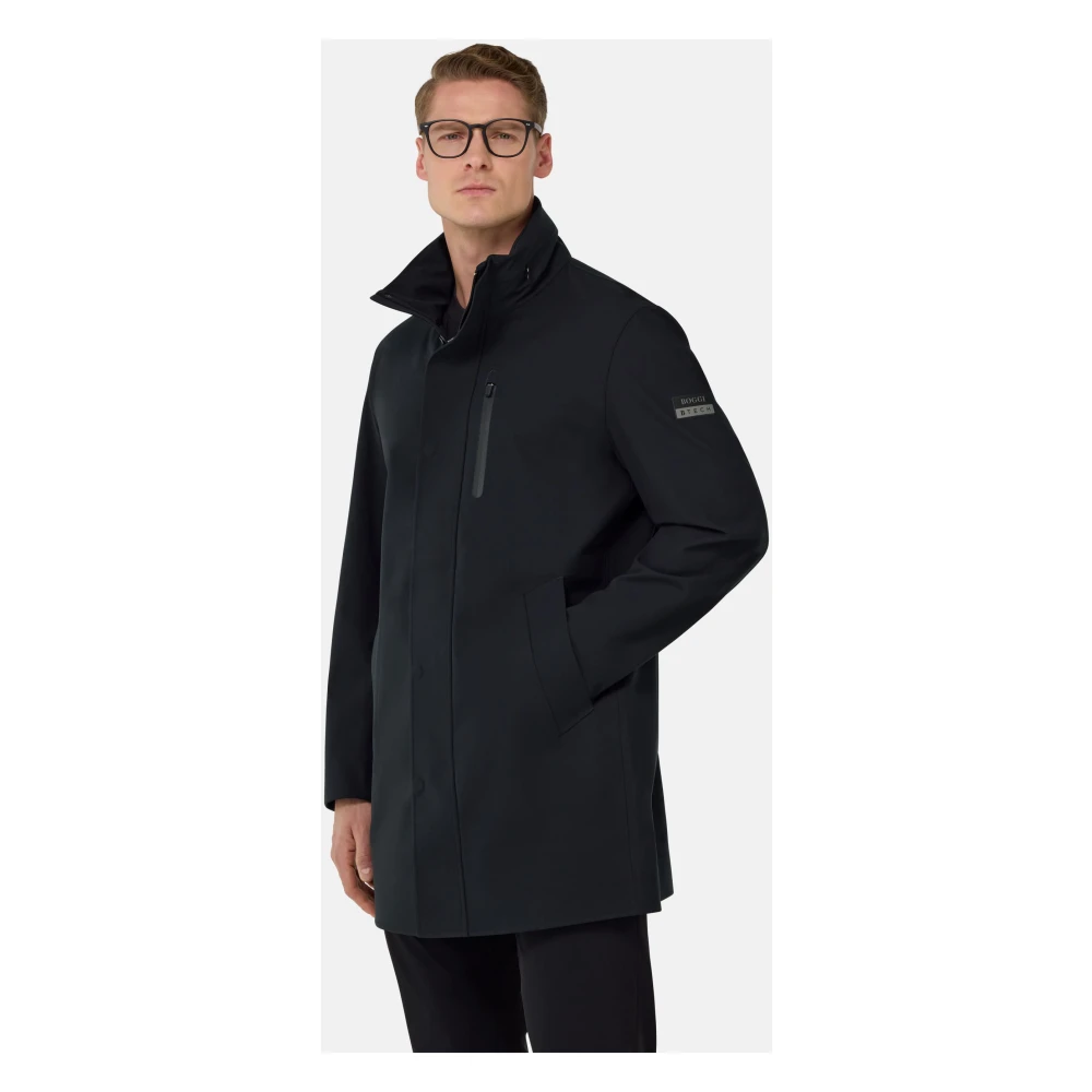 Boggi Milano B Tech Technische Stof Autojas Black Heren