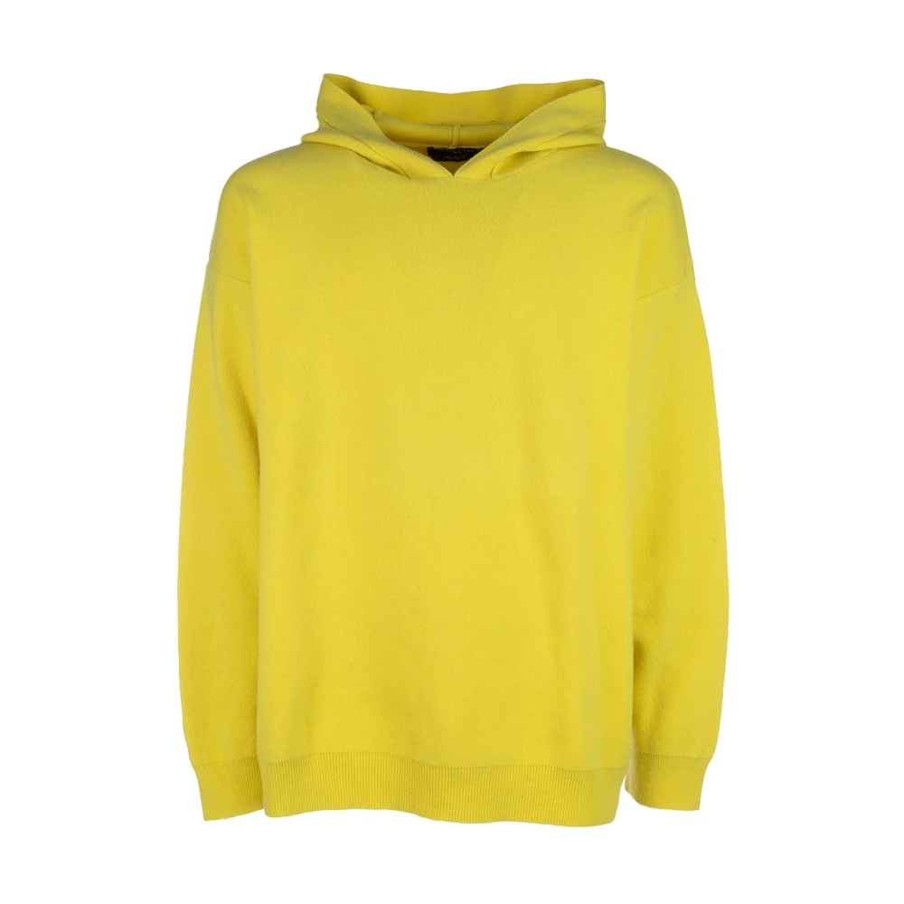 Daniele Fiesoli Stijlvolle Gebreide Collectie Yellow Heren