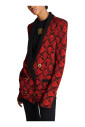 cardigan-a-bouton-imprime-python