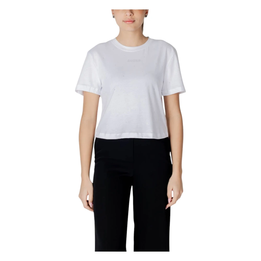 Guess - Tops > T-Shirts - White - Guess - Modalova