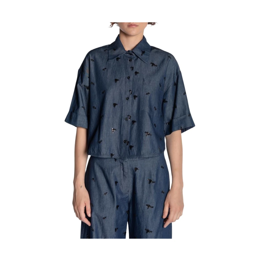 Blouses & Shirts > Denim Shirts - - Kaos - Modalova