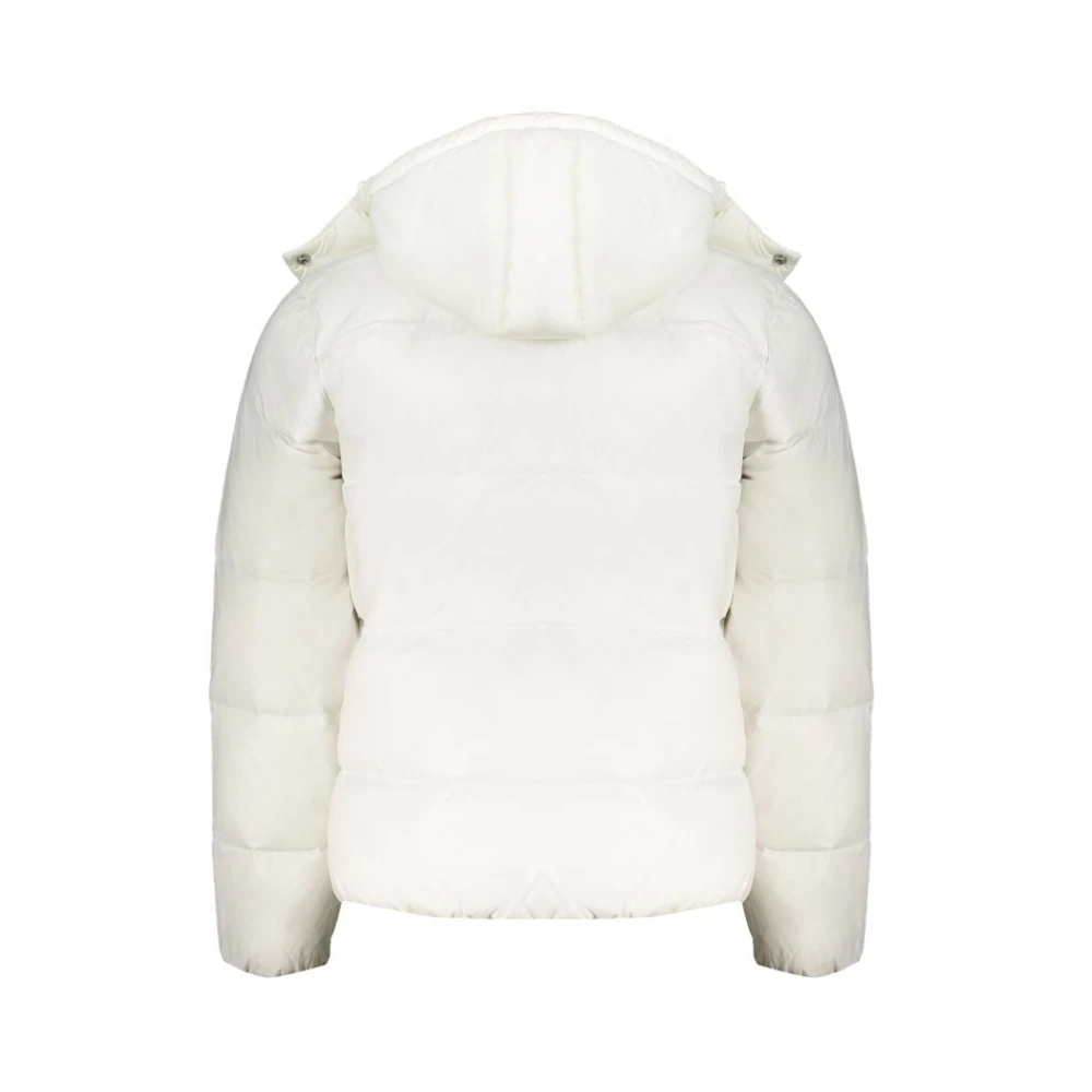 Calvin Klein Nylonjas met capuchon en zakken White Heren