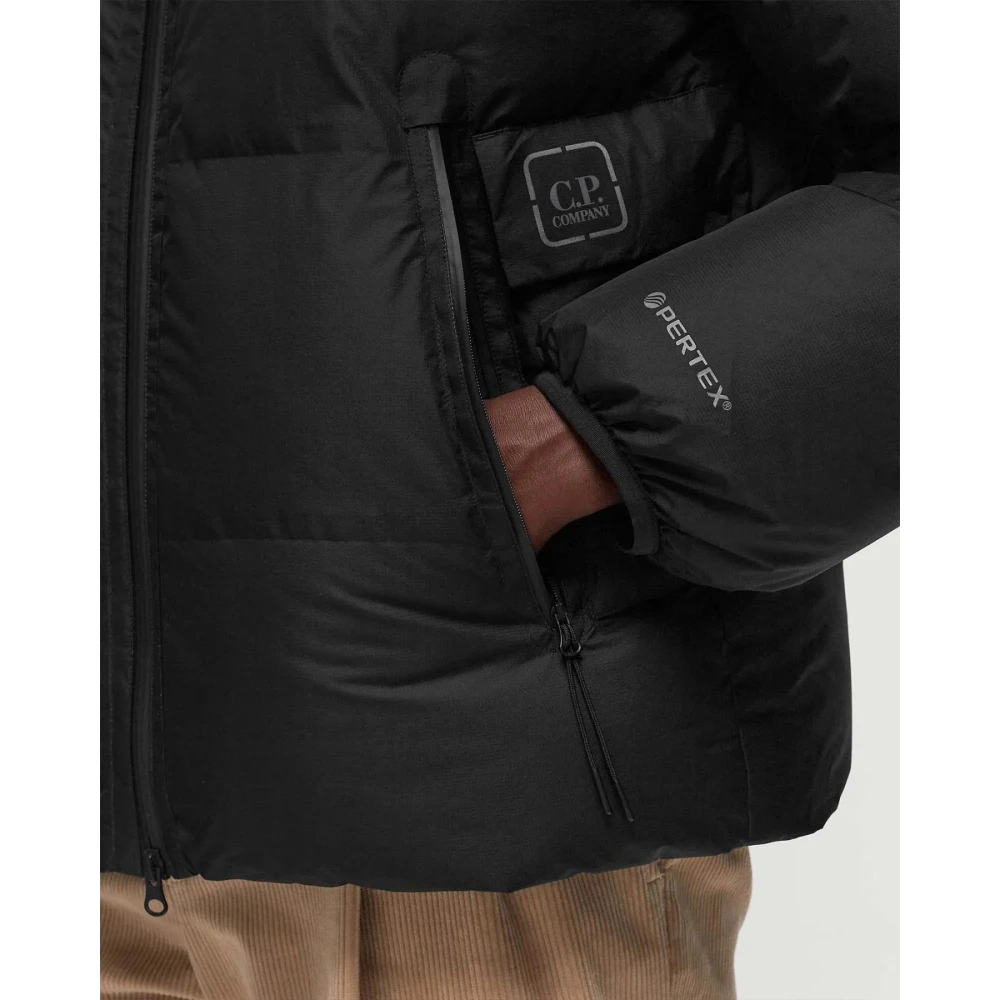 C.P. Company Metropolis Hooded Donsjack in Zwart Black Heren