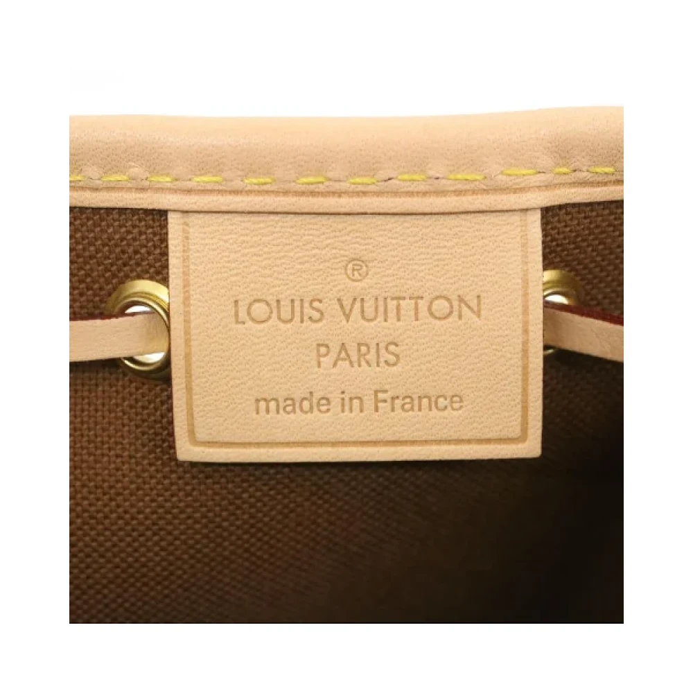 Louis Vuitton Vintage Tweedehands Multicolor Leren Noe Schoudertas Brown Dames