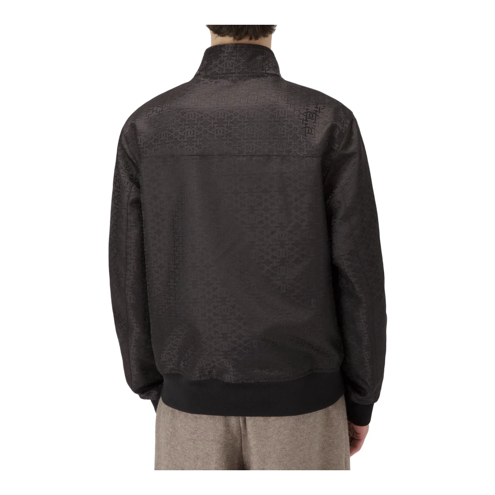 Bally Omkeerbare Logo Print Jas Black Heren