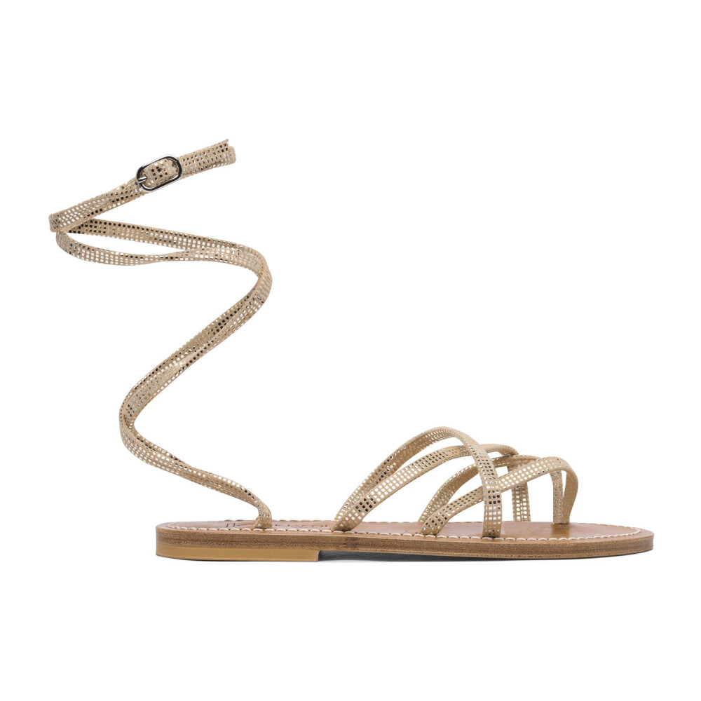 サンダル・ミュール KJACQUES Women Sandals REVELFRAPPE Beige K Jacques Women's Ganges Sandal | $285.00 | Saint Bernard