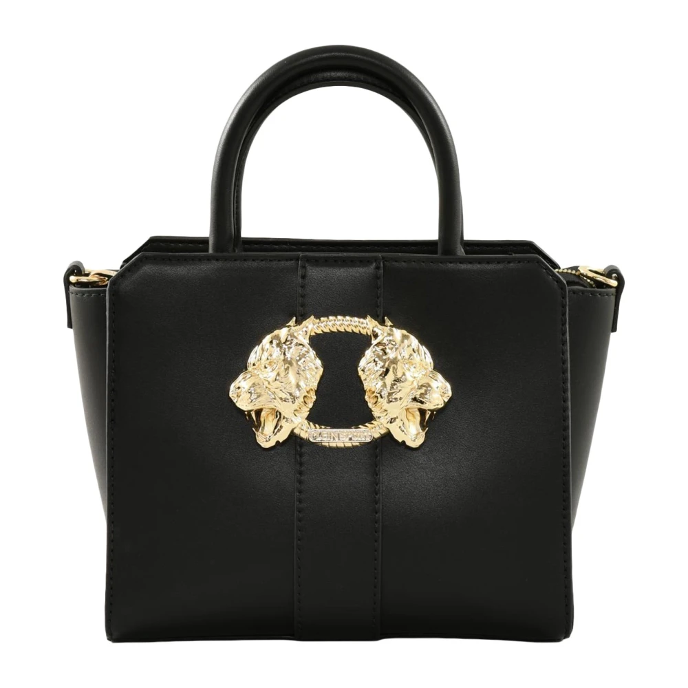 Plein Sport Stijlvolle PU-tas Black Dames