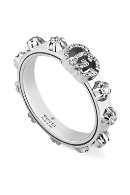 Double G Diamond Ring