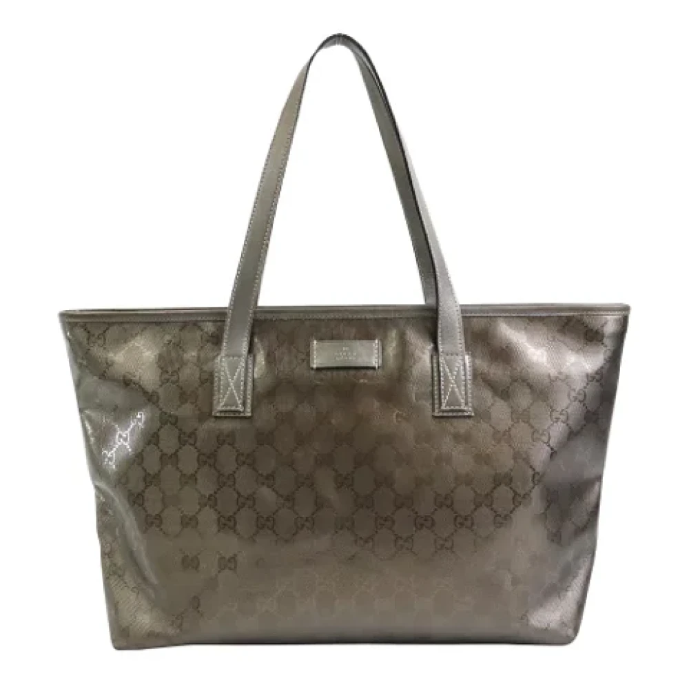 Gucci Vintage Pre-owned Canvas totes Green Dames