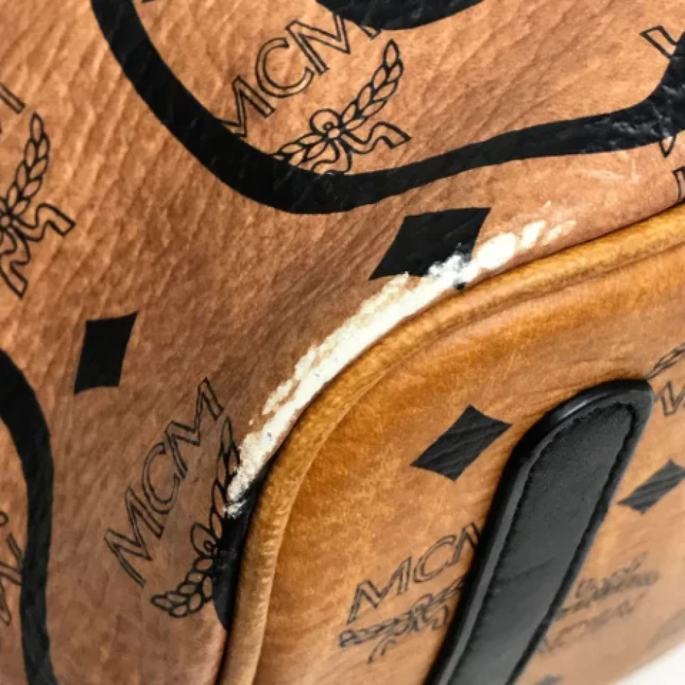 MCM Pre-owned Leather shoulder-bags Brown Dames