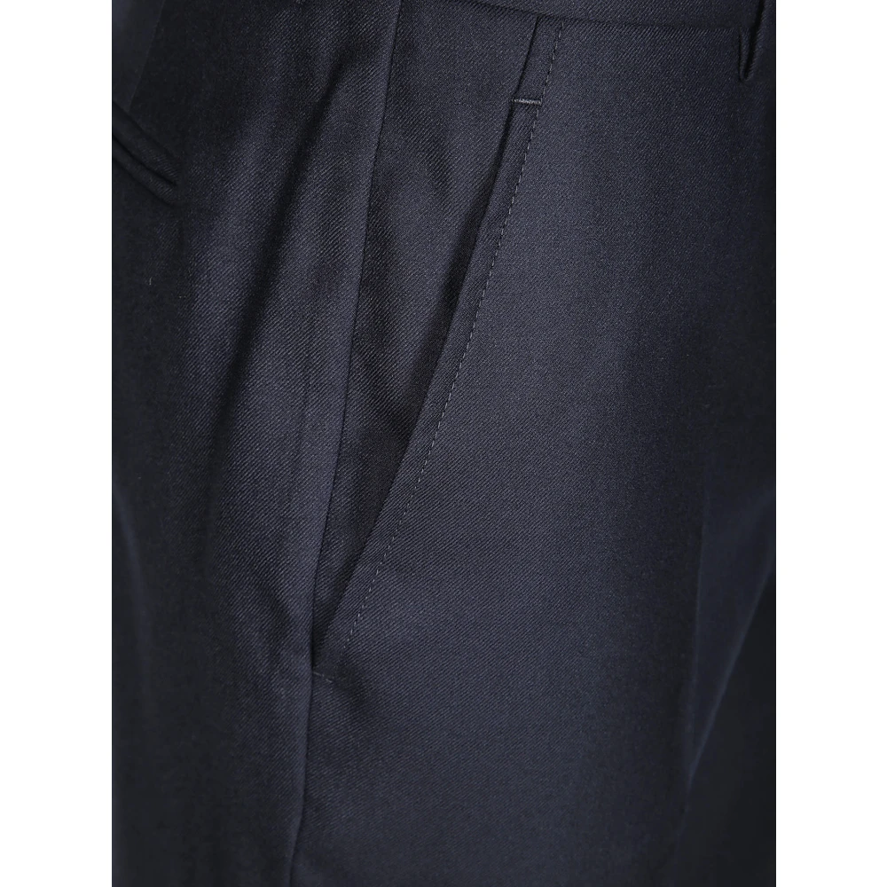 Incotex Flanellen Broek Blue Dames