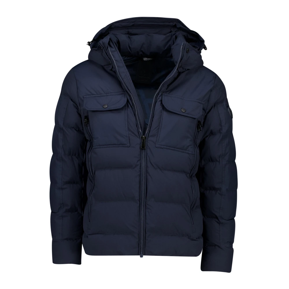 Airforce Winterjas Donkerblauw Stijlvol Blue Heren