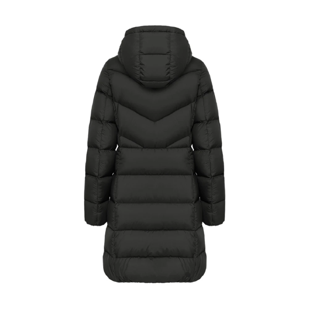 Colmar Zwarte Winterjas met Vaste Capuchon Black Dames