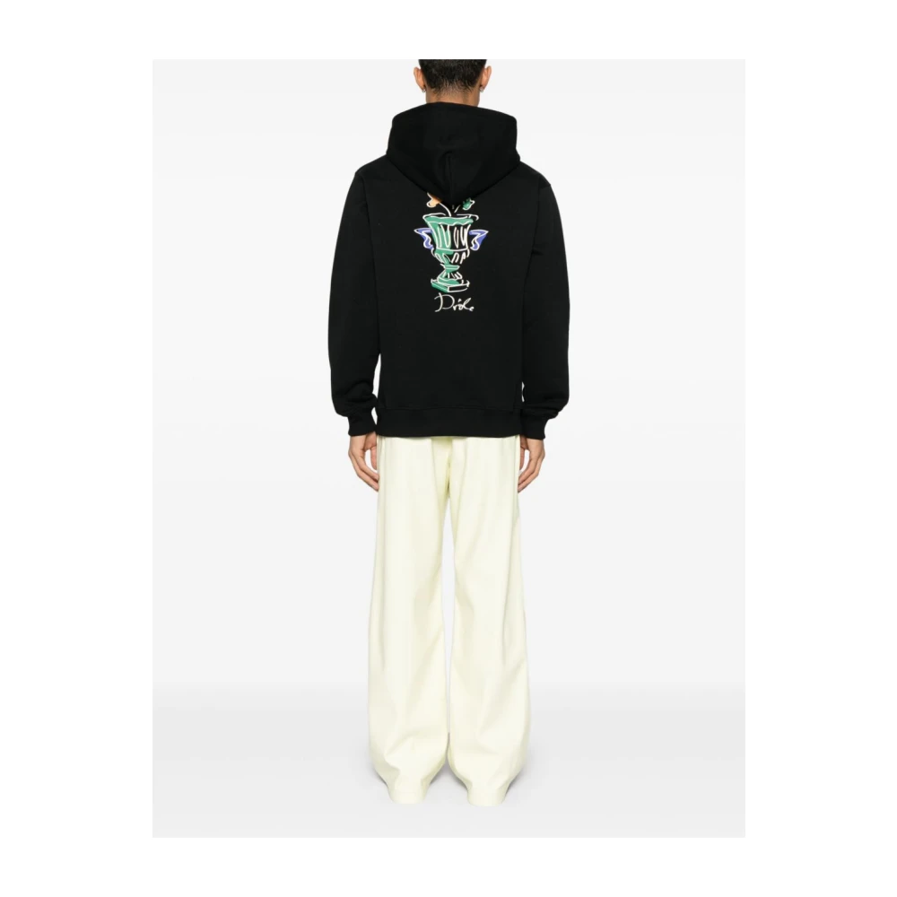 Drole de Monsieur Zwarte Sweatshirt voor Mannen Black Heren