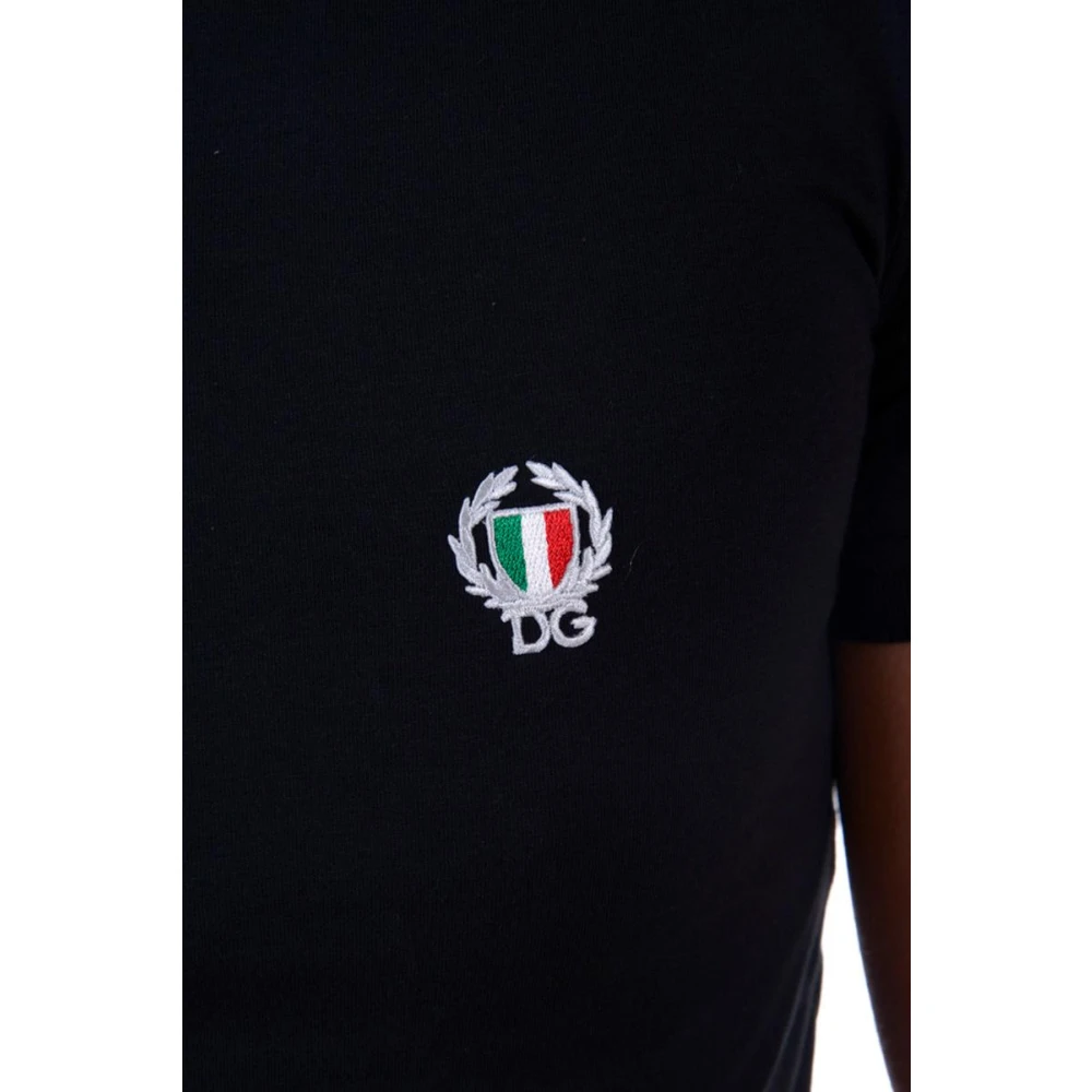 Dolce & Gabbana Sport Crest T-Shirt Sweatshirt Black Heren