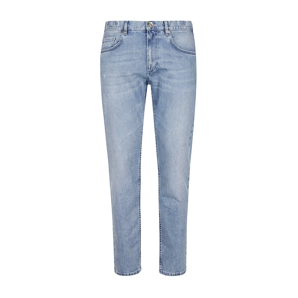 Eleventy Stretchkatoenen denim broek Blue Heren