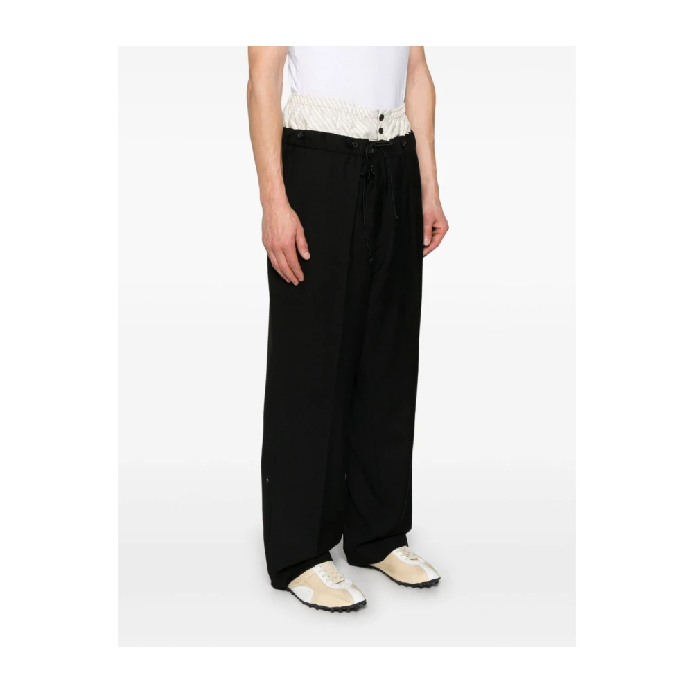 Maison Margiela Zwarte Broek met Stijl Black Heren