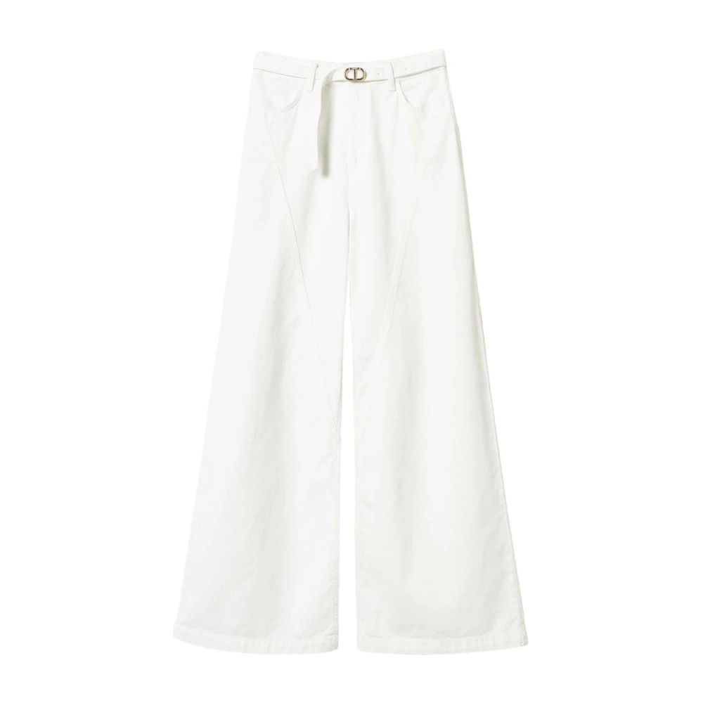 Twinset Spijkerbroek Set White Dames