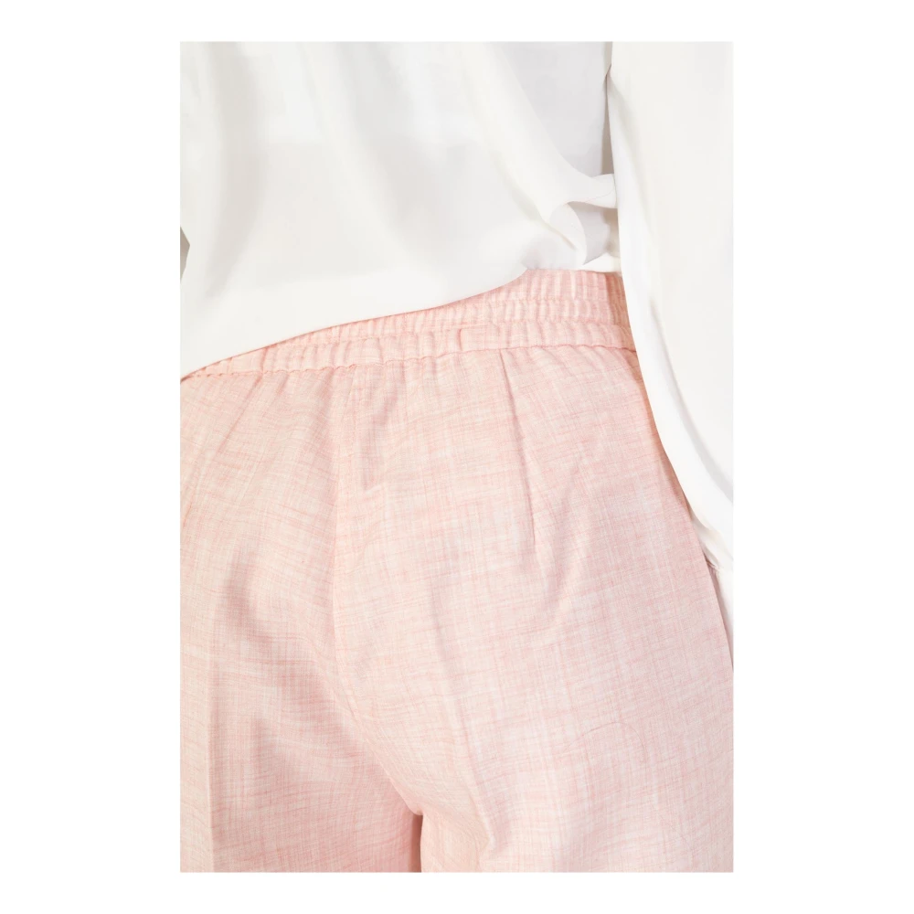 Guess Wide Trousers Pink Dames