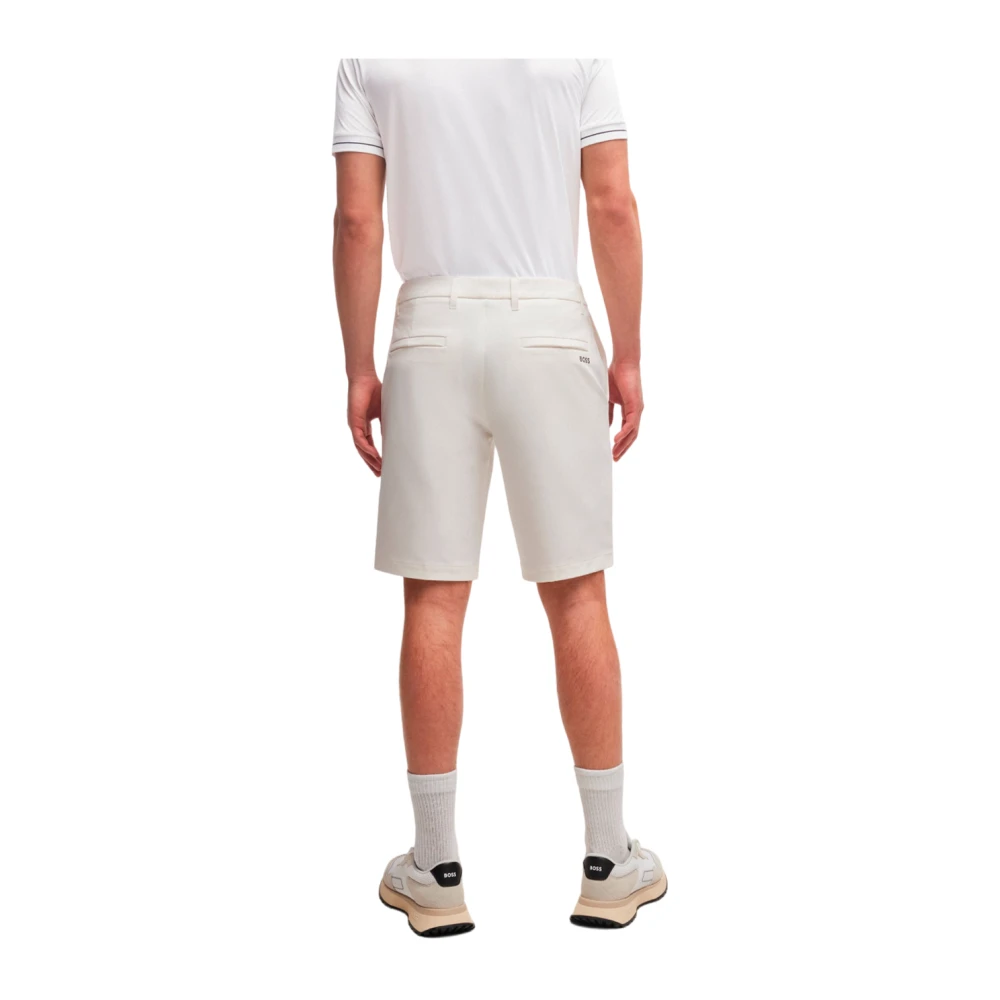 Boss Op Maat Gemaakte Bermuda Shorts White Heren