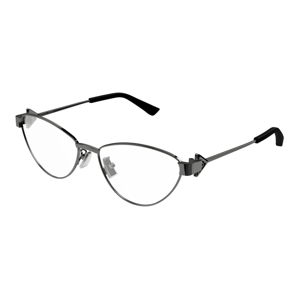 Bottega Veneta Ruthenium RX Cat-Eye Bril Gray Dames