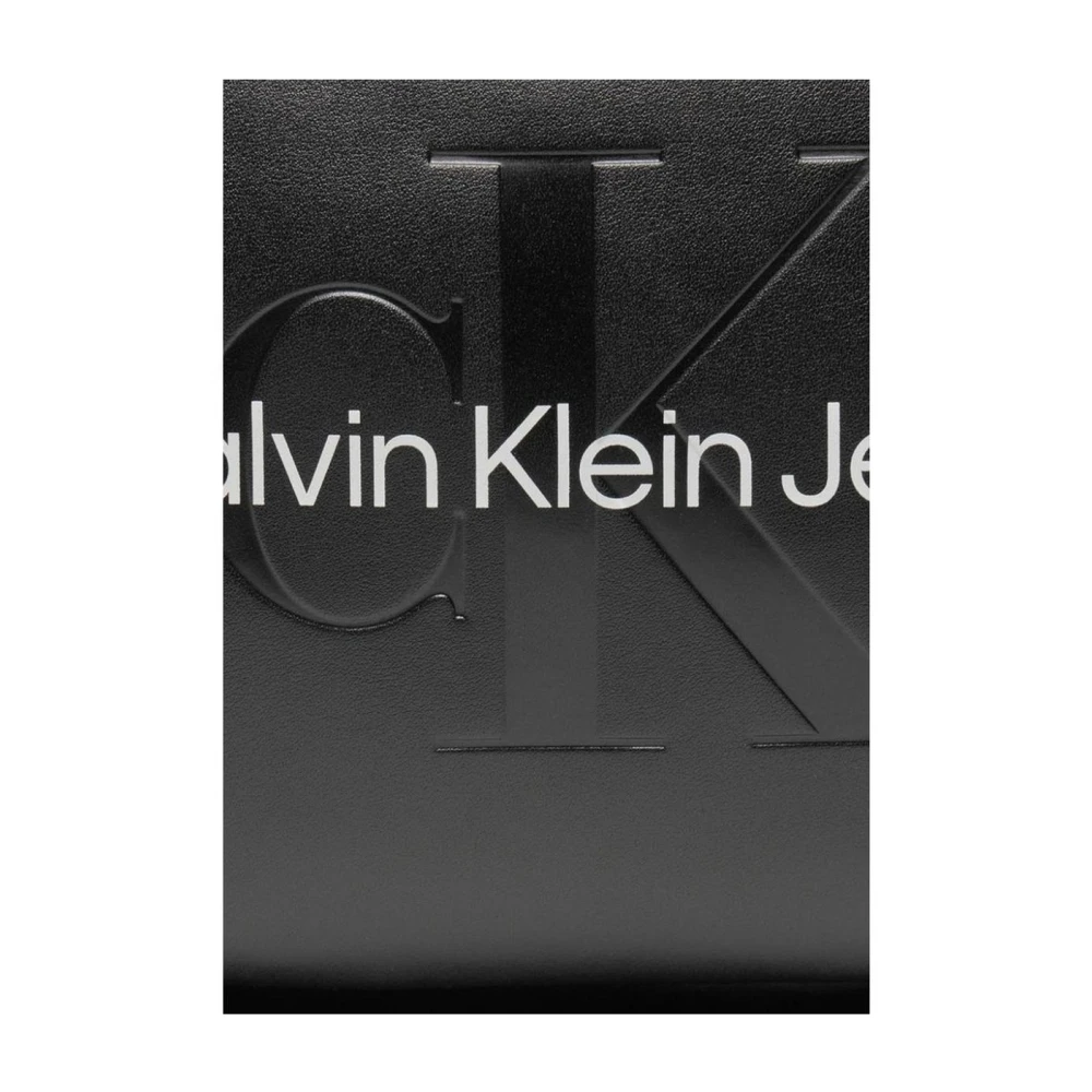 Calvin Klein Jeans Gesculpteerde Campus Rugzak met Zakken Black Dames