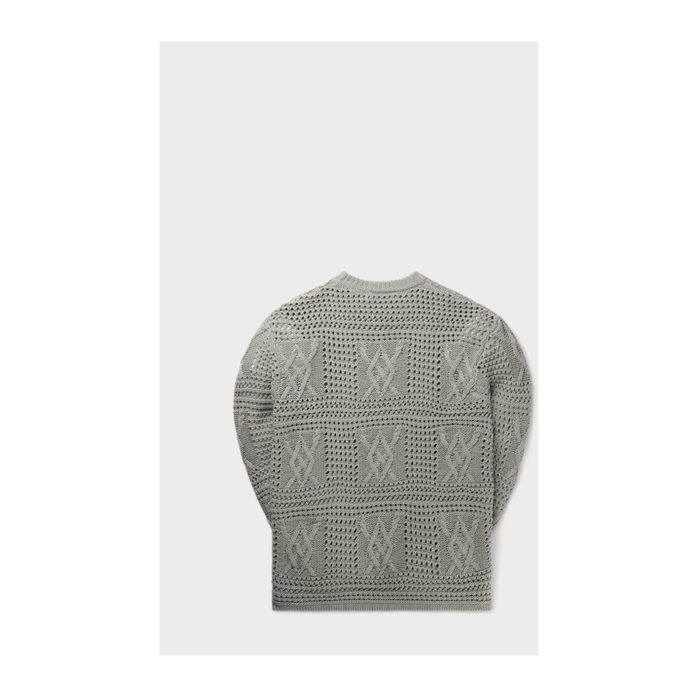 Daily Paper Round-neck Knitwear Gray Heren