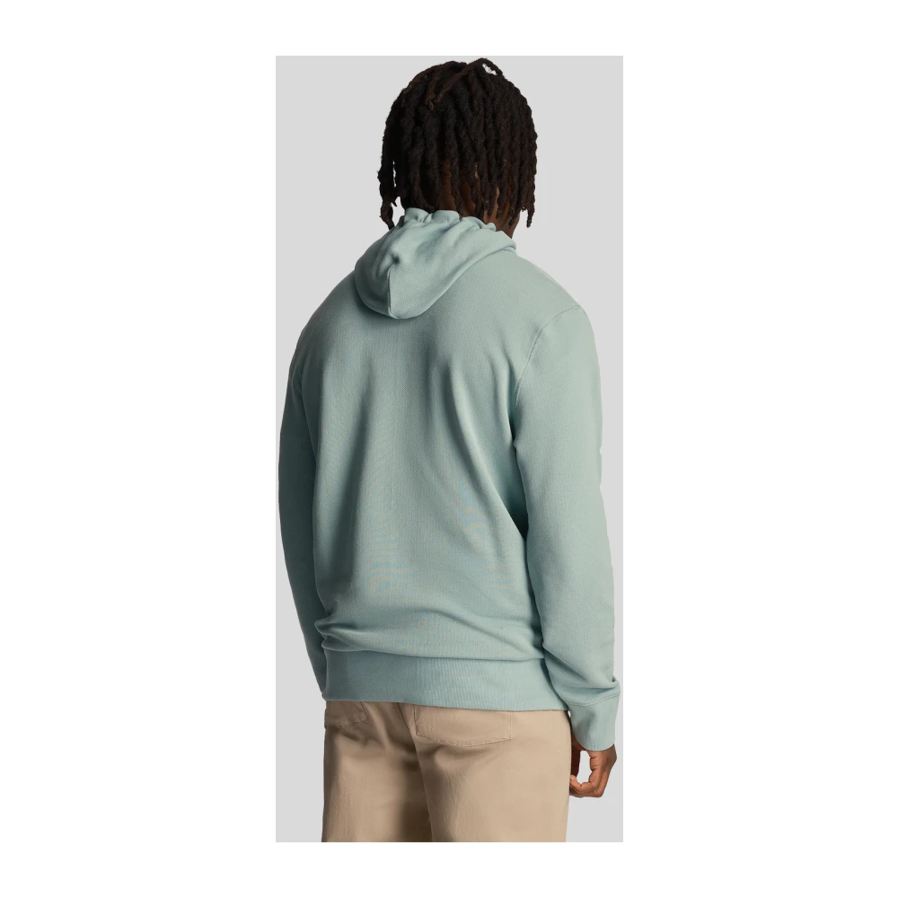 Lyle & Scott Nut Loopback Hoodie Green Heren