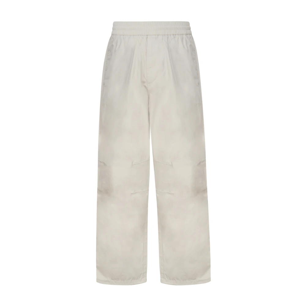 Burberry Wide Trousers White Heren