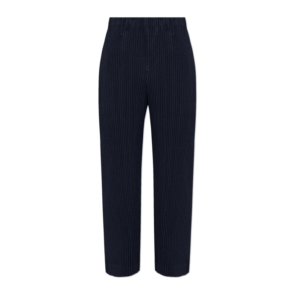 Issey Miyake Geplooide broek Blue Heren