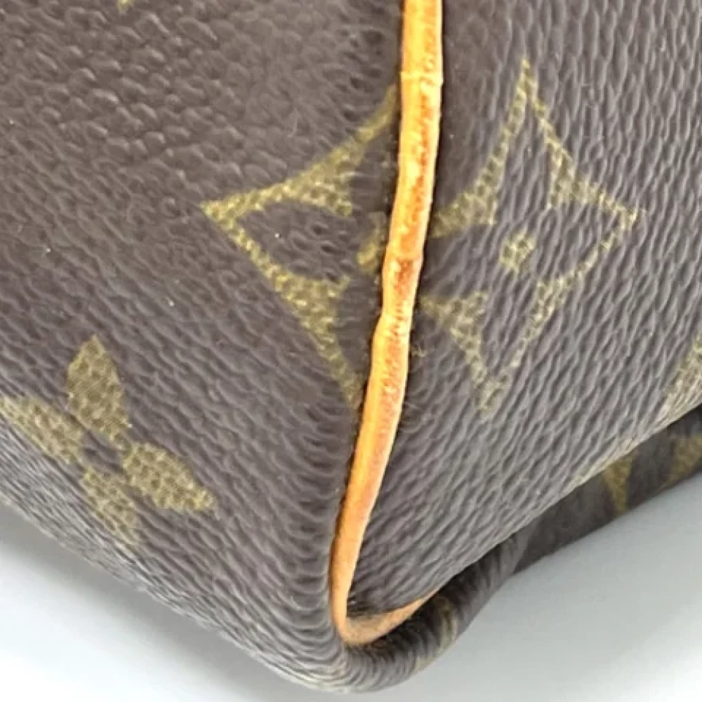 Louis Vuitton Vintage Pre-owned Cotton louis-vuitton-bags Brown Dames