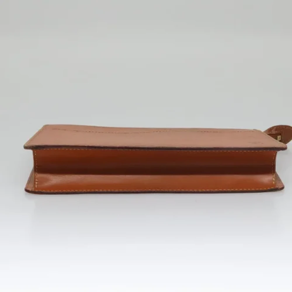 Louis Vuitton Vintage Pre-owned Leather clutches Brown Dames
