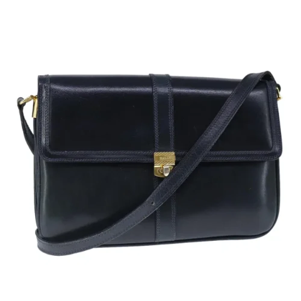 Bally Pre-owned Leather shoulder-bags Blue Dames