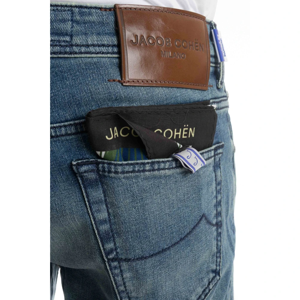 Jacob Cohën Slim Fit Stretch Denim Jeans Blue Heren
