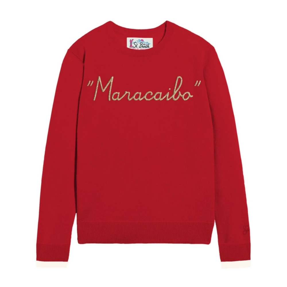 MC2 Saint Barth Rode Sweaters voor Mannen Red Dames