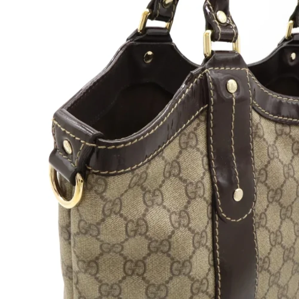 Gucci Vintage Pre-owned Leather totes Brown Dames
