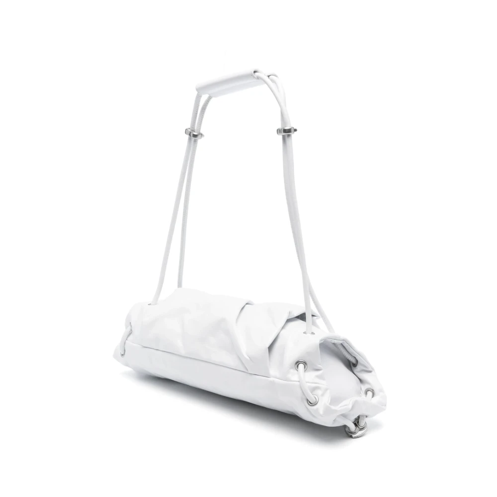 Diesel Witte Schoudertas met Omslag en Magneetsluiting White Dames