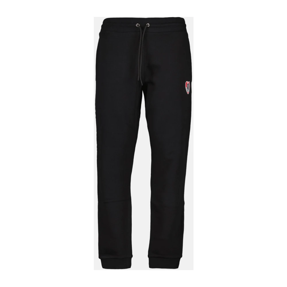 Moncler Joggingbroek met Logo Hart Black Heren