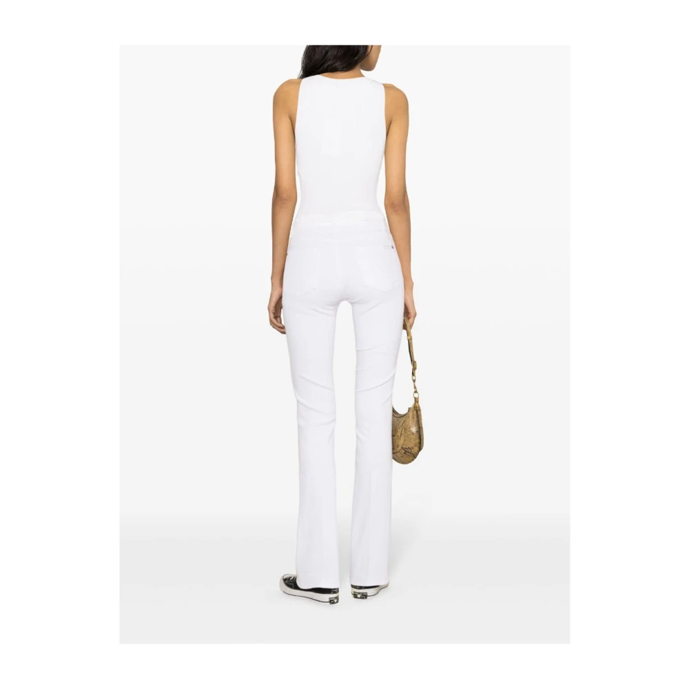 7 For All Mankind Jeans Bootcut White Dames