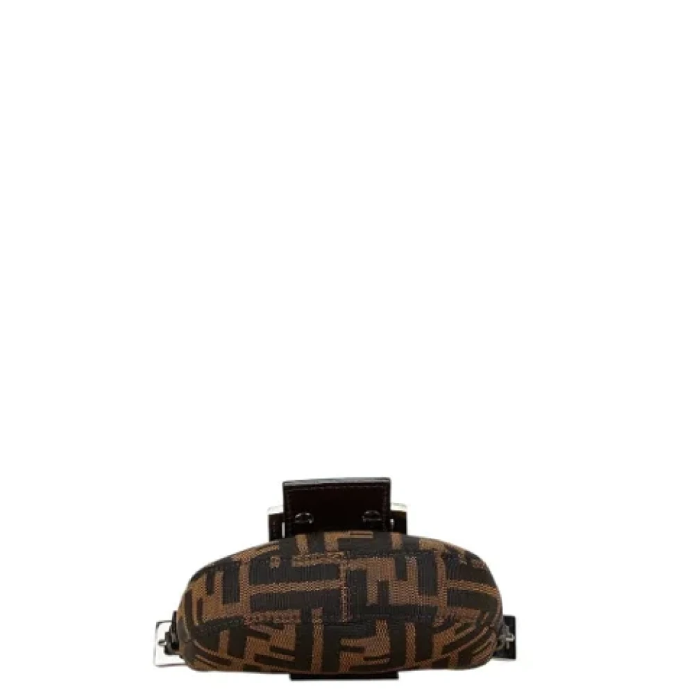 Fendi Vintage Pre-owned Canvas handbags Brown Dames