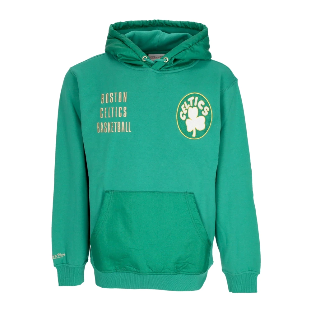 Mitchell & Ness Boston Celtics Vintage Logo Hoodie Green Heren
