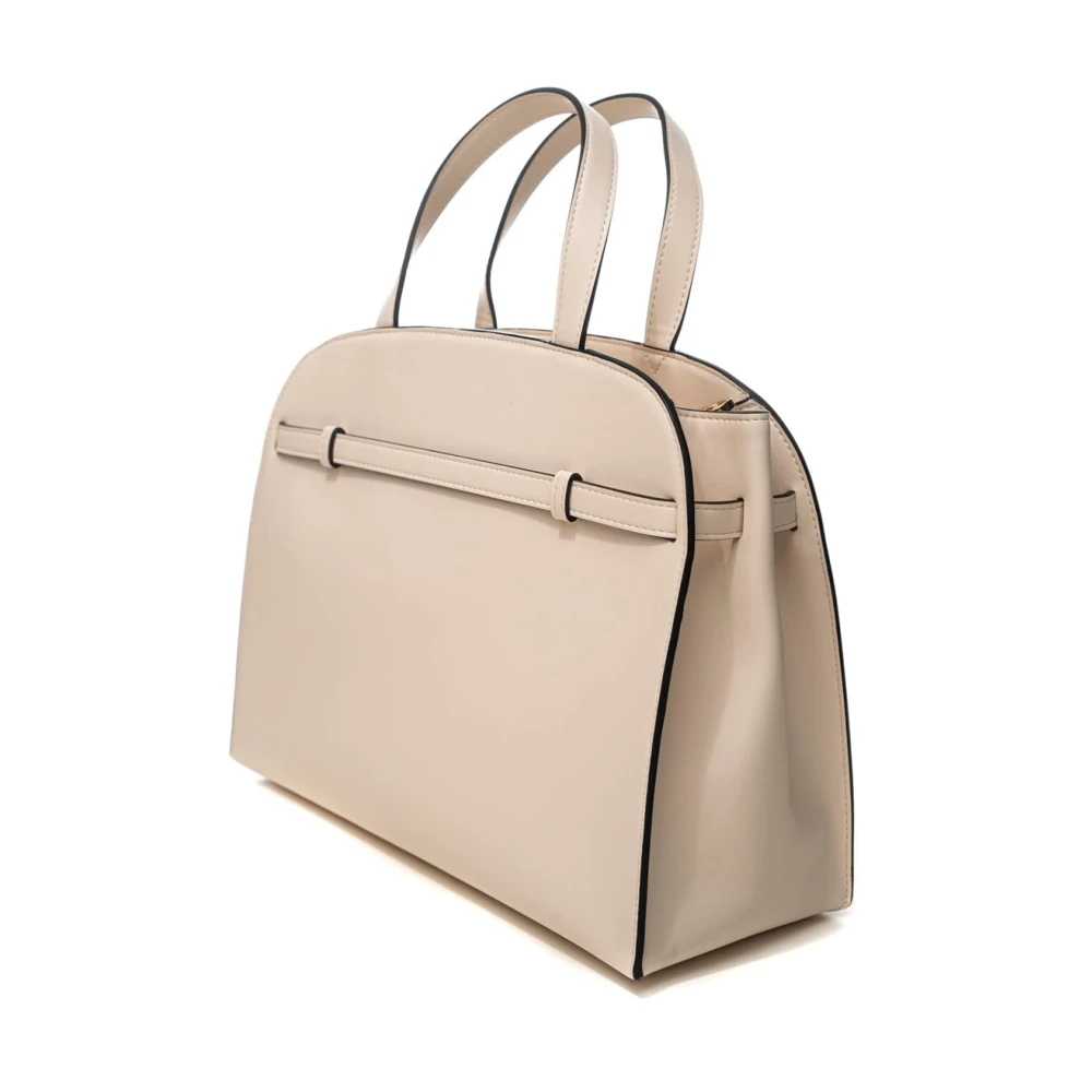 Twinset Witte Handtas Bauletto voor Vrouwen Beige Dames