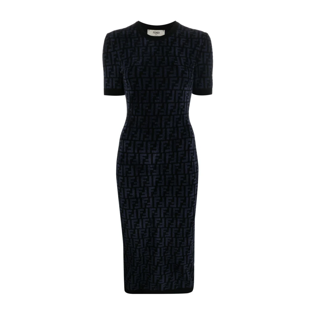 Monogram Knit Dress Fendi Midi Dresses Miinto