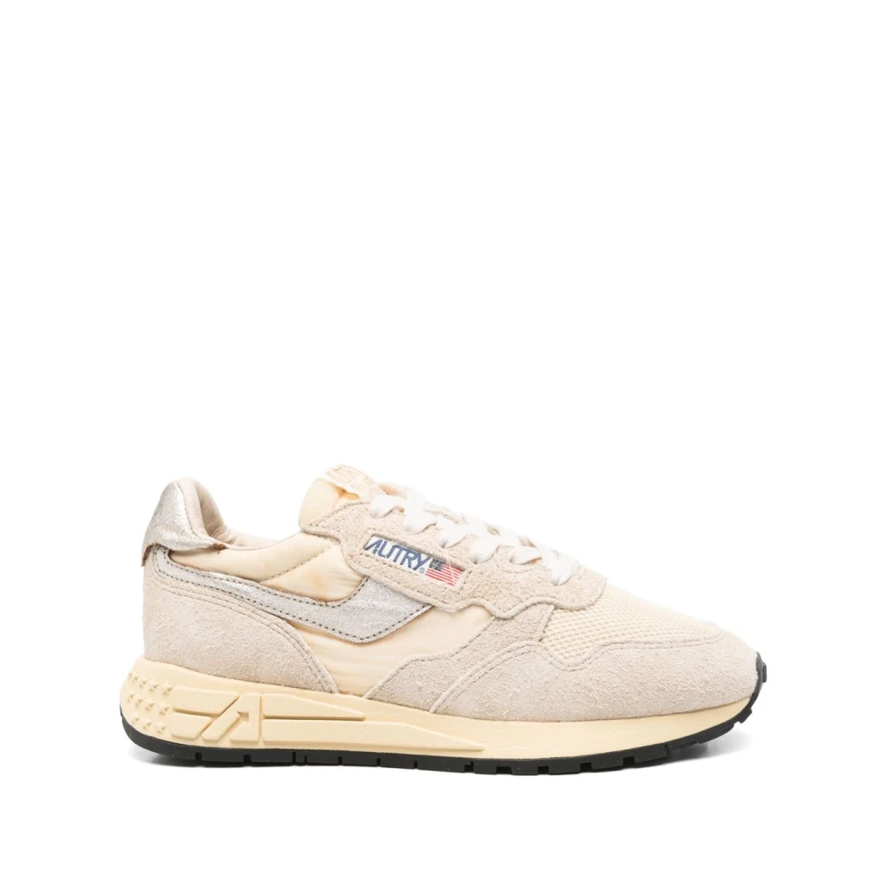 Autry Women's Beige Sneakers With Reelwind Closure