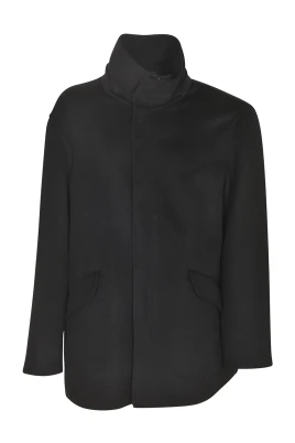 Straight Hem Pea Coat