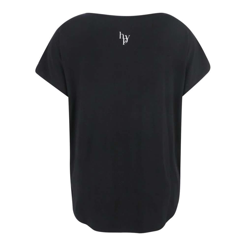 Betty Barclay Bamboe Oversized V-hals Shirt Black Dames